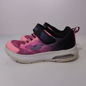 Skechers Girl's Dyna-Air Sneaker in Black‎ and Pink Color Shoes Size 12